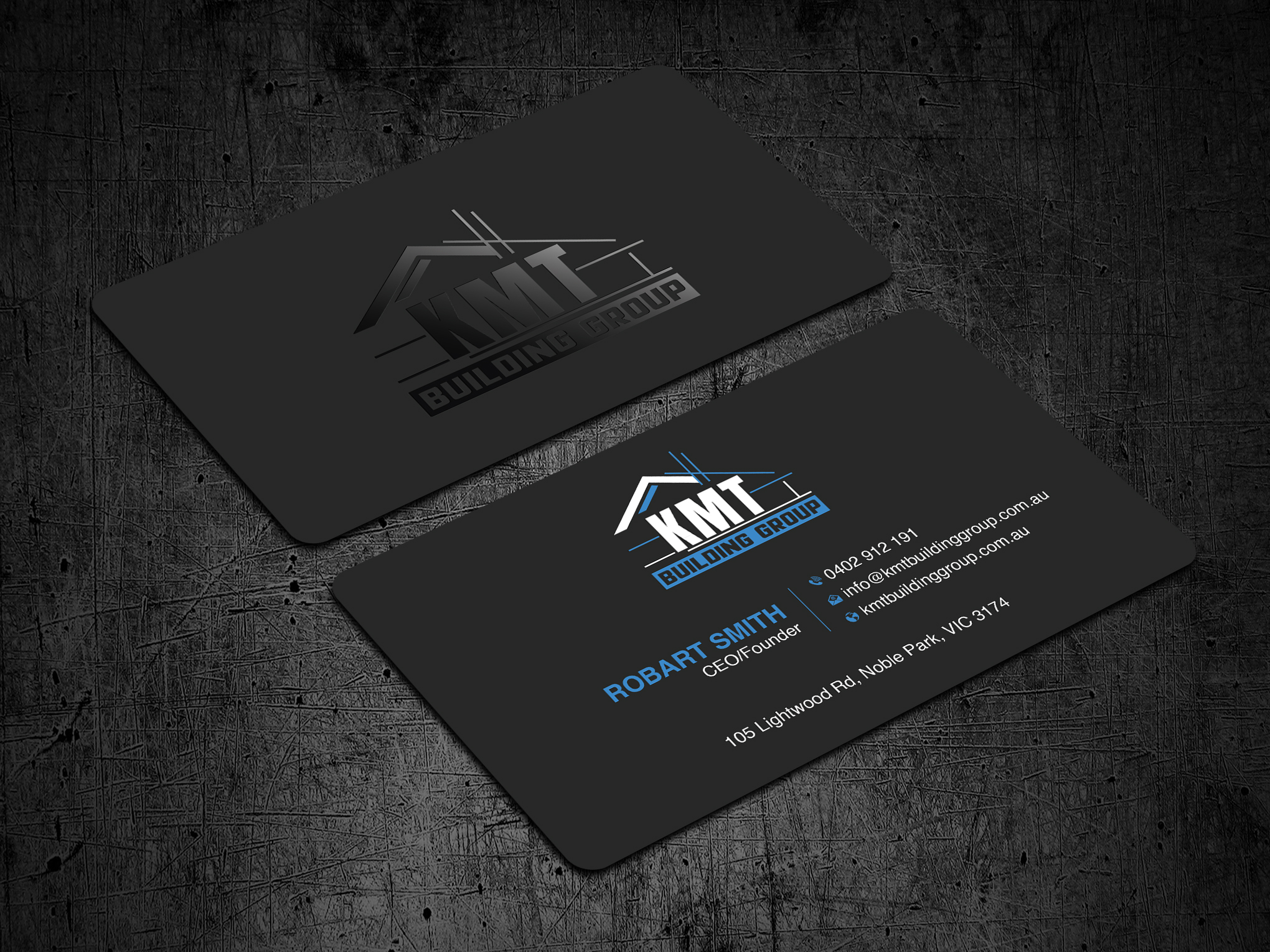 Diseño de Tarjeta de Presentación por Uttom 2 para KMT Building Group Pty Ltd | Diseño #37197131