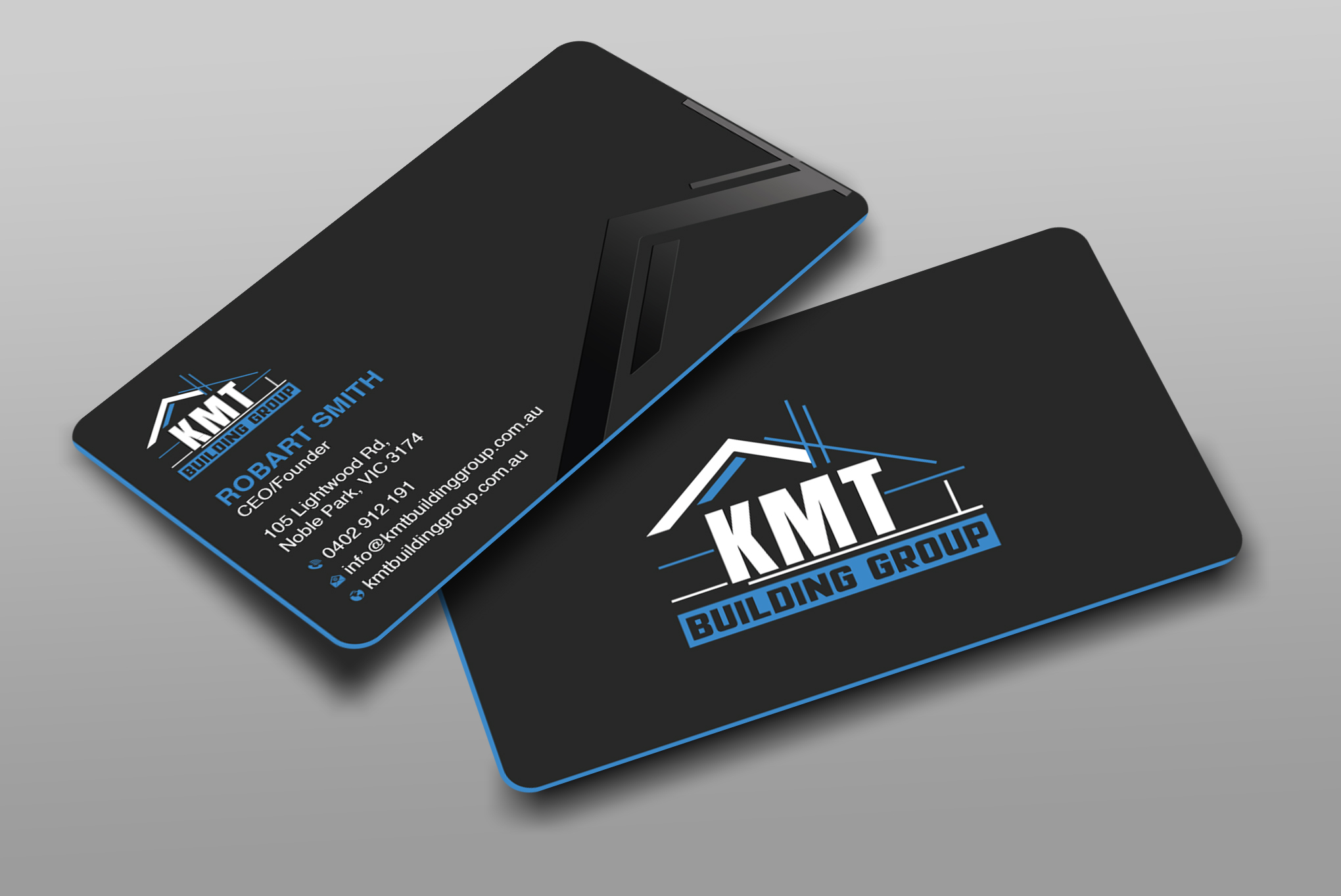 Diseño de Tarjeta de Presentación por Uttom 2 para KMT Building Group Pty Ltd | Diseño #37197149