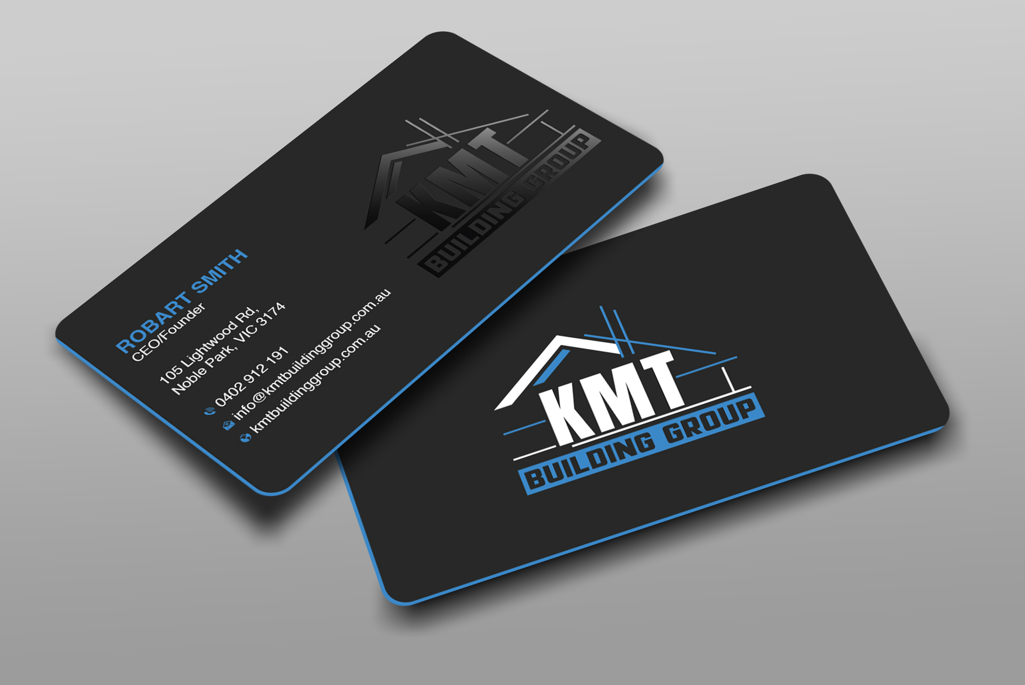 Diseño de Tarjeta de Presentación por Uttom 2 para KMT Building Group Pty Ltd | Diseño #37197152