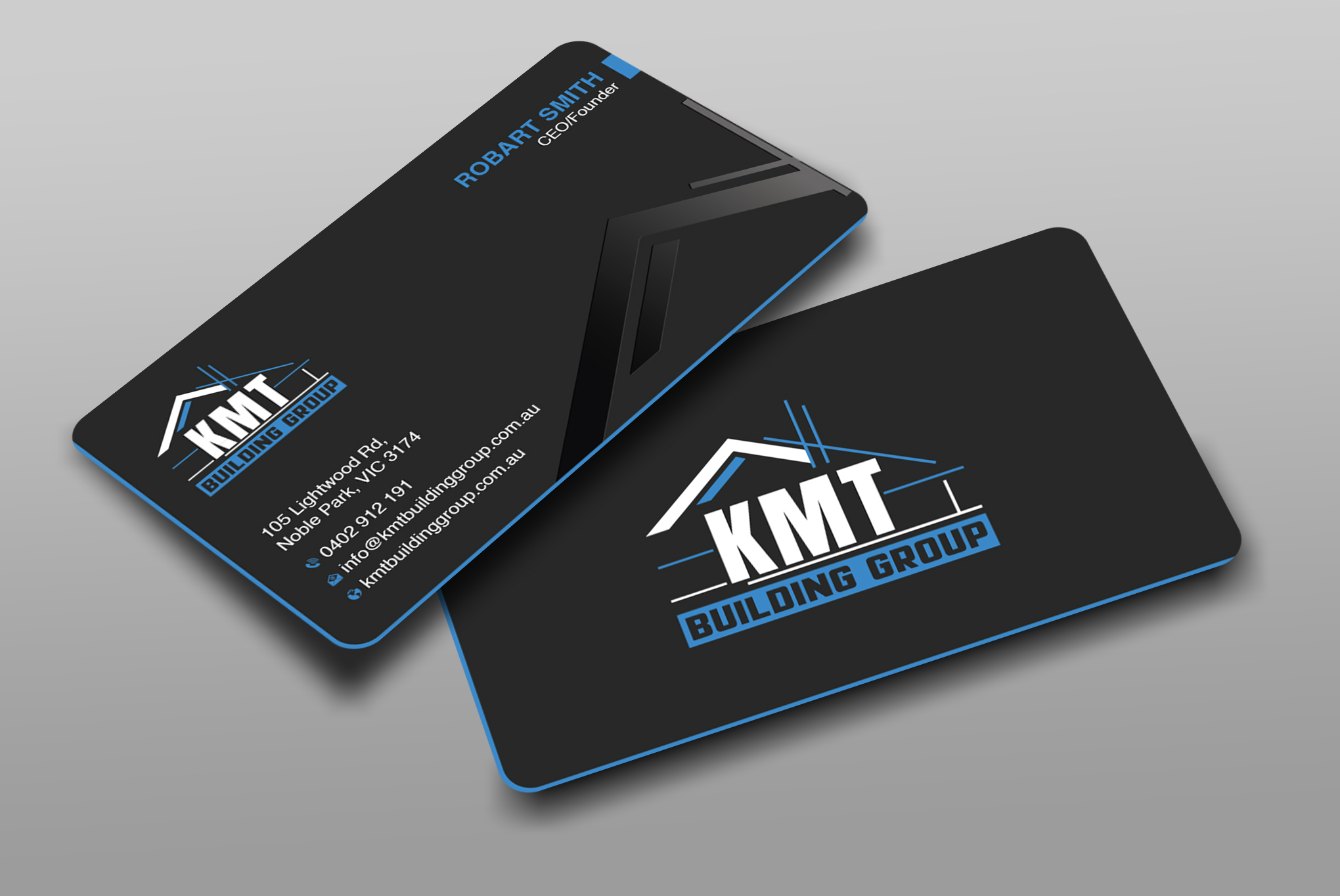 Diseño de Tarjeta de Presentación por Uttom 2 para KMT Building Group Pty Ltd | Diseño #37197153