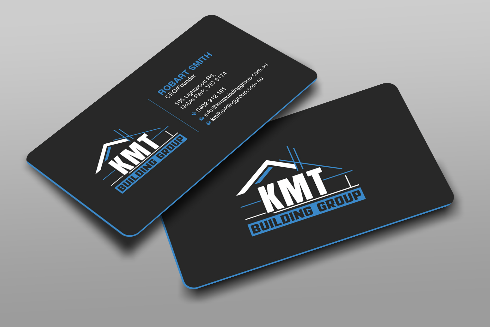 Diseño de Tarjeta de Presentación por Uttom 2 para KMT Building Group Pty Ltd | Diseño #37197160