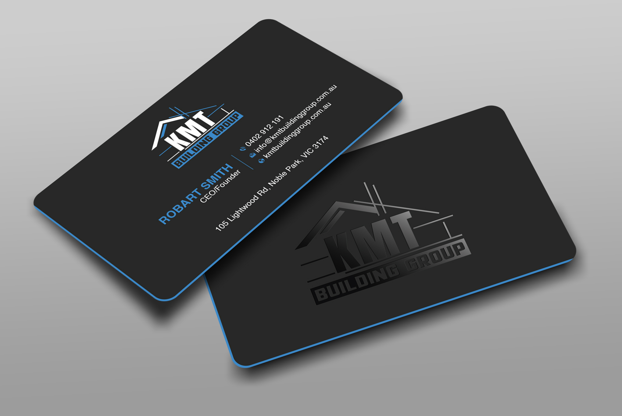 Diseño de Tarjeta de Presentación por Uttom 2 para KMT Building Group Pty Ltd | Diseño #37197161