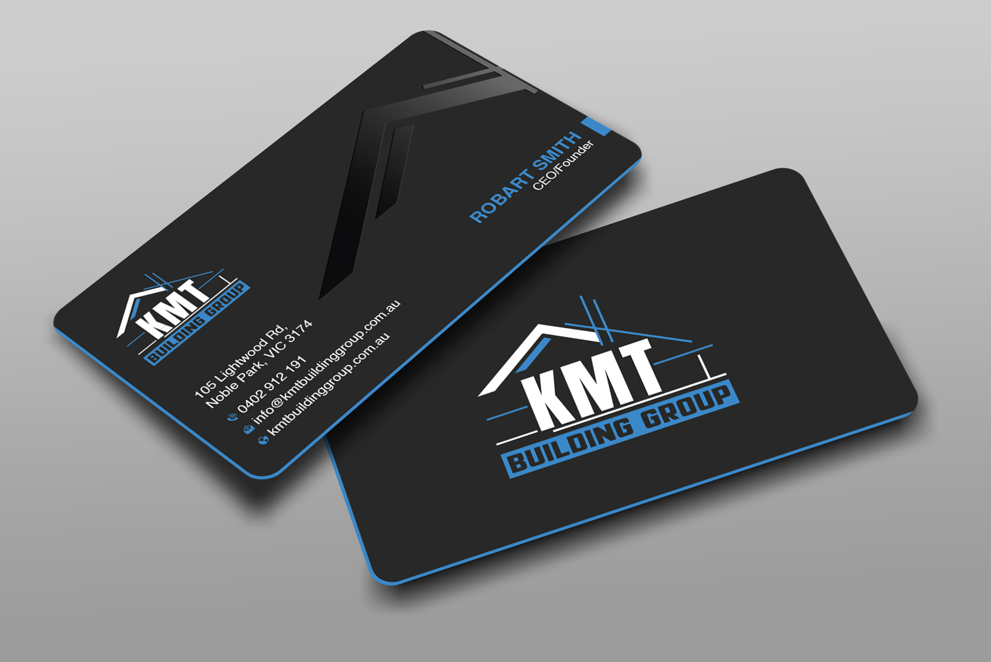 Diseño de Tarjeta de Presentación por Uttom 2 para KMT Building Group Pty Ltd | Diseño #37197162