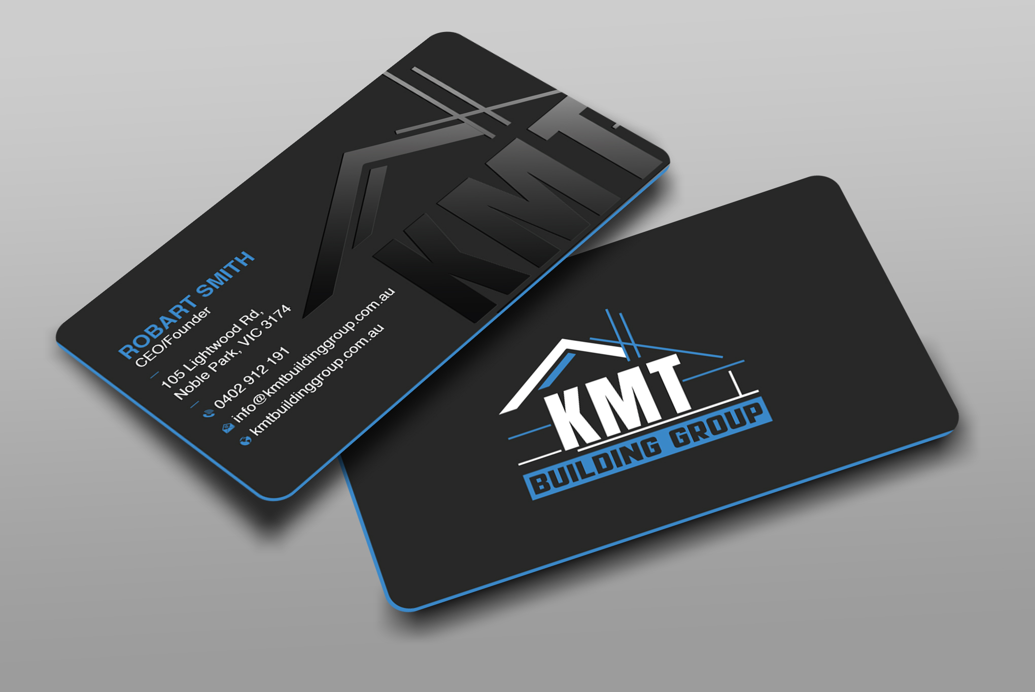 Diseño de Tarjeta de Presentación por Uttom 2 para KMT Building Group Pty Ltd | Diseño #37197163