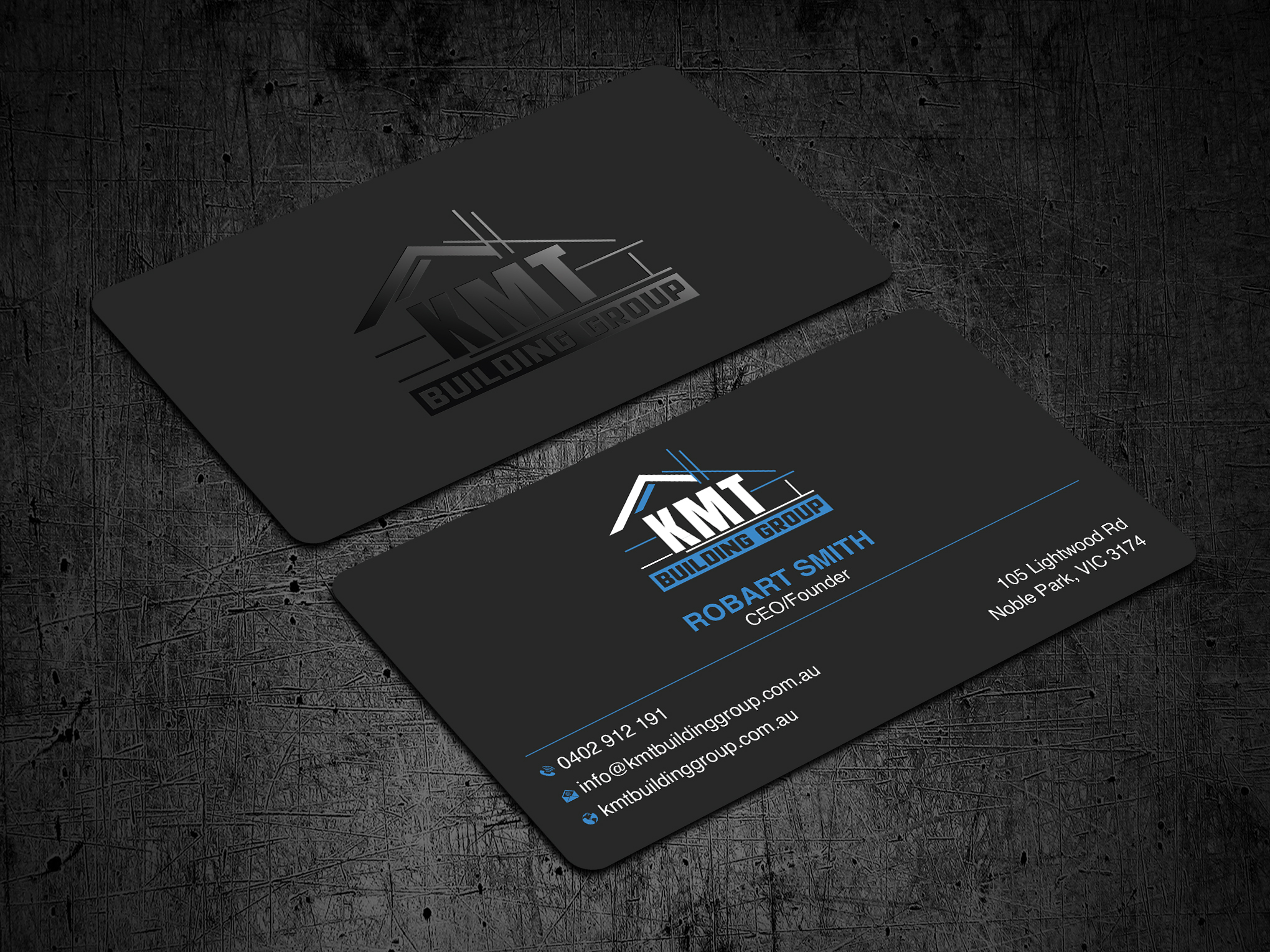 Diseño de Tarjeta de Presentación por Uttom 2 para KMT Building Group Pty Ltd | Diseño #37198996