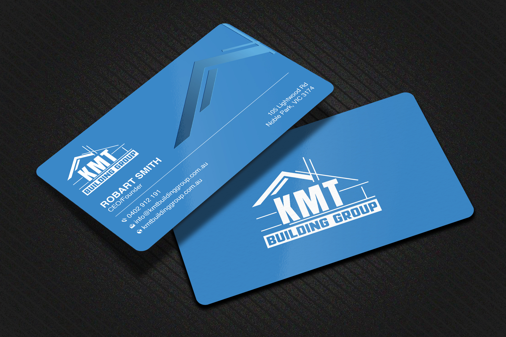 Diseño de Tarjeta de Presentación por Uttom 2 para KMT Building Group Pty Ltd | Diseño #37198999