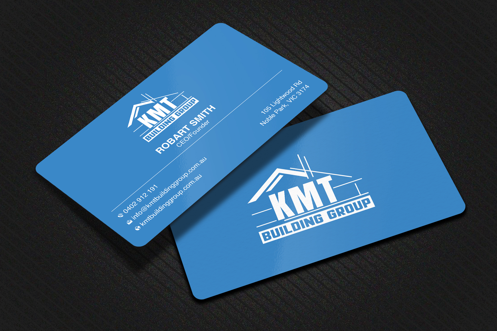 Diseño de Tarjeta de Presentación por Uttom 2 para KMT Building Group Pty Ltd | Diseño #37199004