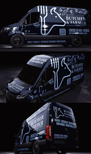 Car Wrap Design by AppGeek for Butcher and Farmer  | Design: #37199531