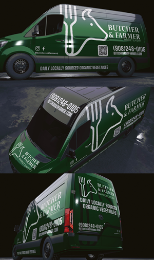 Car Wrap Design by AppGeek for Butcher and Farmer  | Design: #37199719