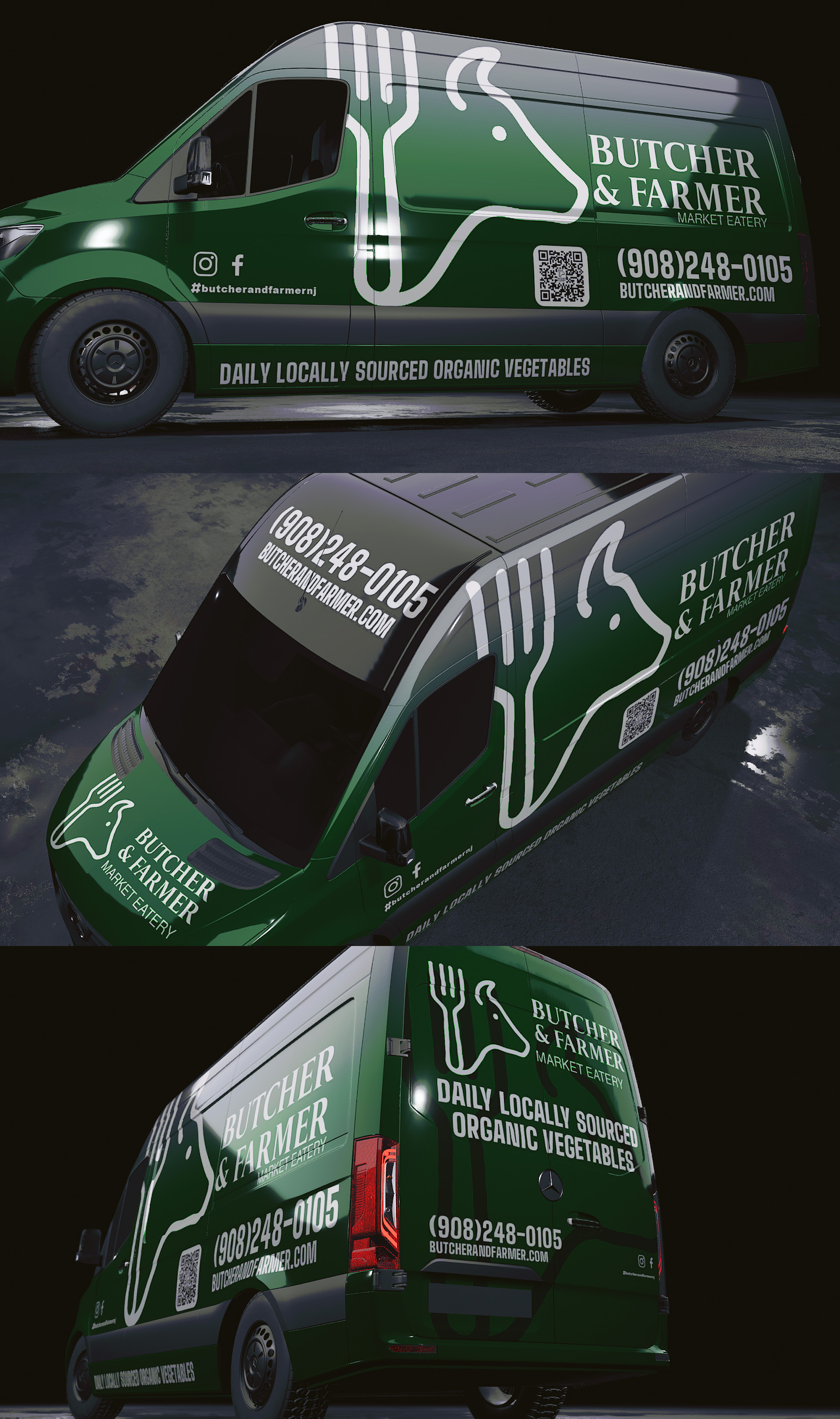 Car Wrap Design by AppGeek for Butcher and Farmer  | Design #37201578