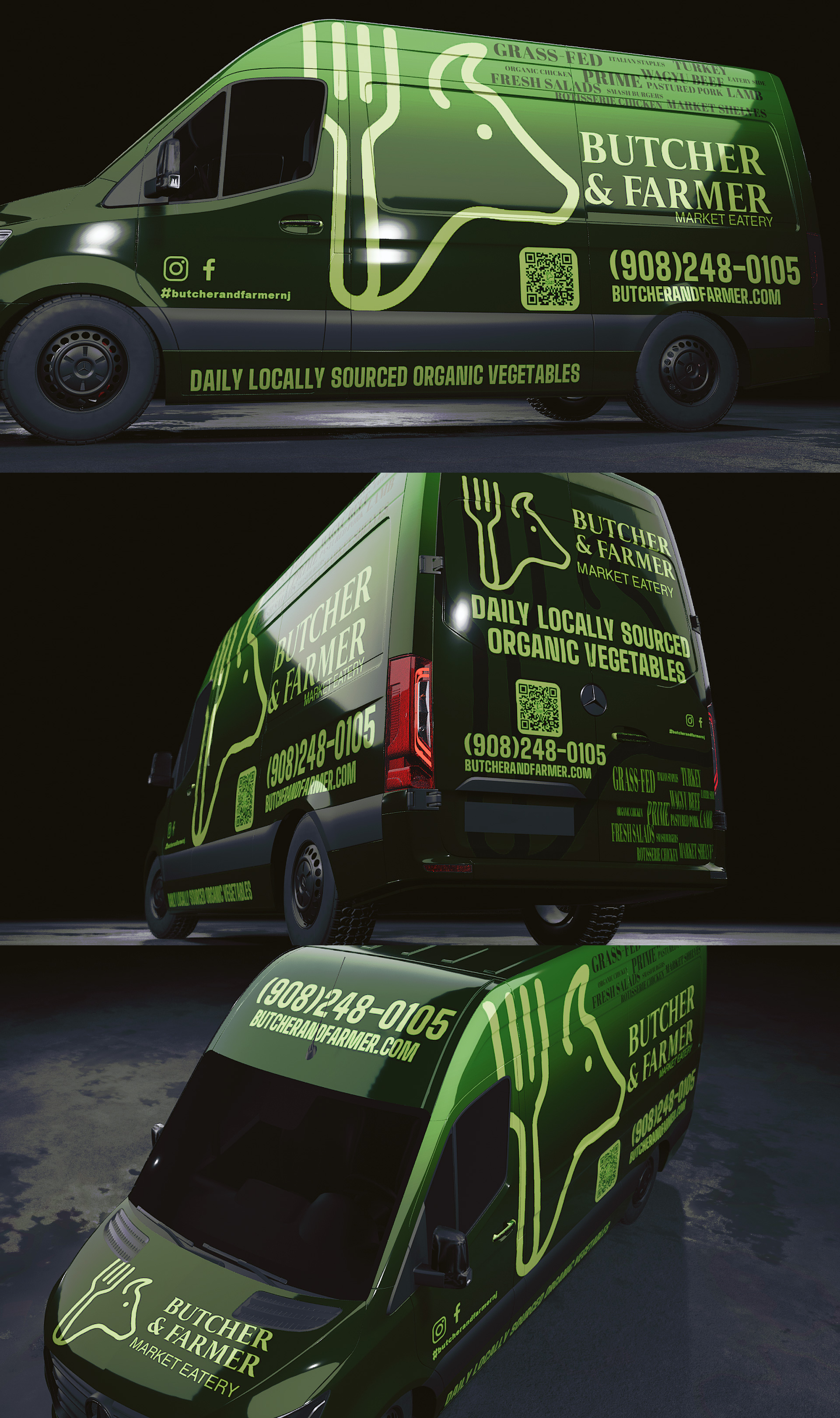 Car Wrap Design by AppGeek for Butcher and Farmer  | Design #37201579
