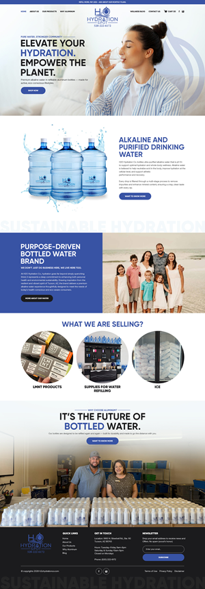 Squarespace Design by IDesign1606 for this project | Design: #37217914