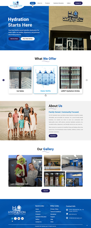 Squarespace Design by pb for this project | Design: #37204293