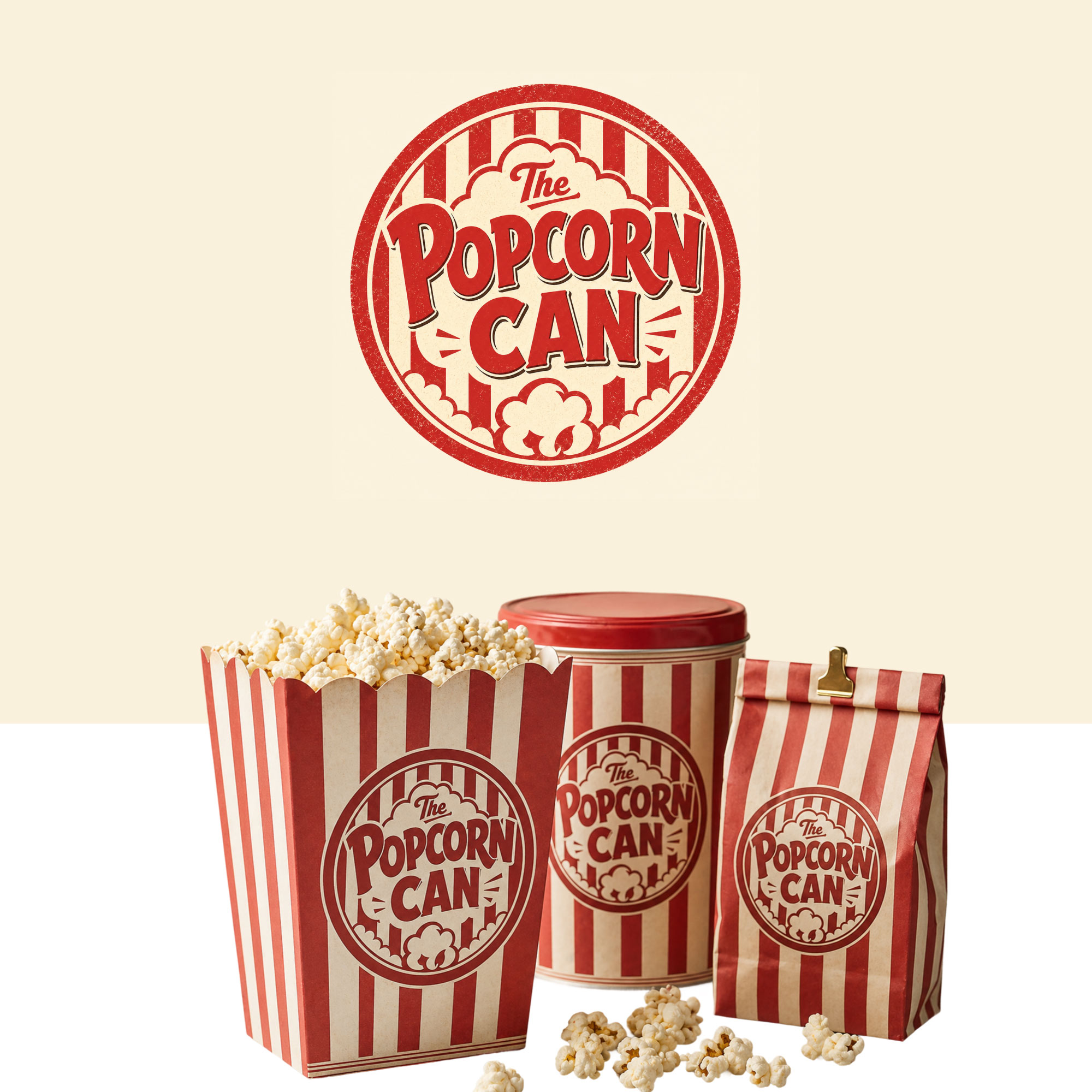 Logo Design by Farhad Kreative for The Popcorn Can | Design #37215397