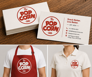 Logo Design by Andrés Sebastián for The Popcorn Can | Design: #37209362