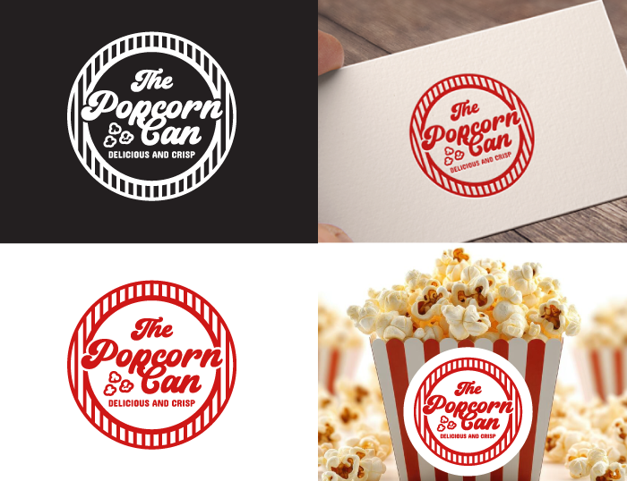 Logo Design by RA-bica for The Popcorn Can | Design #37210156