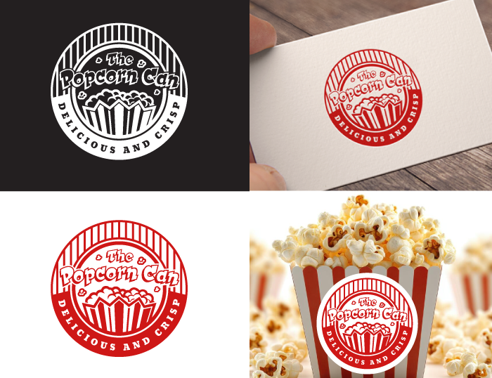 Logo Design by RA-bica for The Popcorn Can | Design #37210158