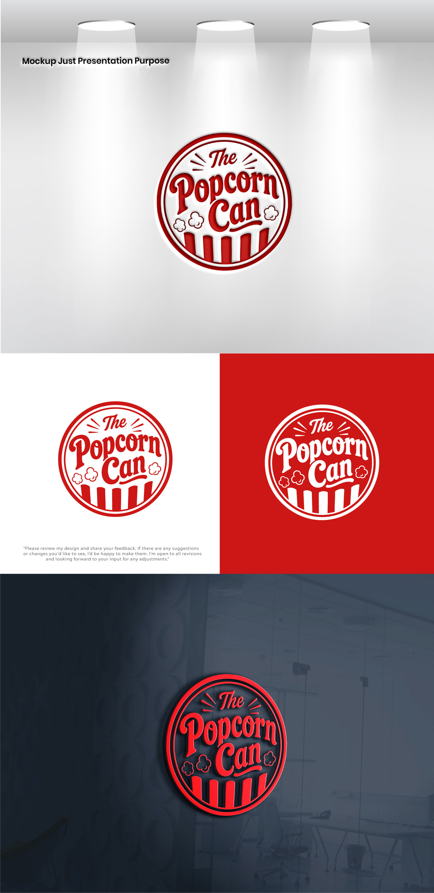 Diseño de Logo por Pixel Foundry para The Popcorn Can | Diseño #37211287