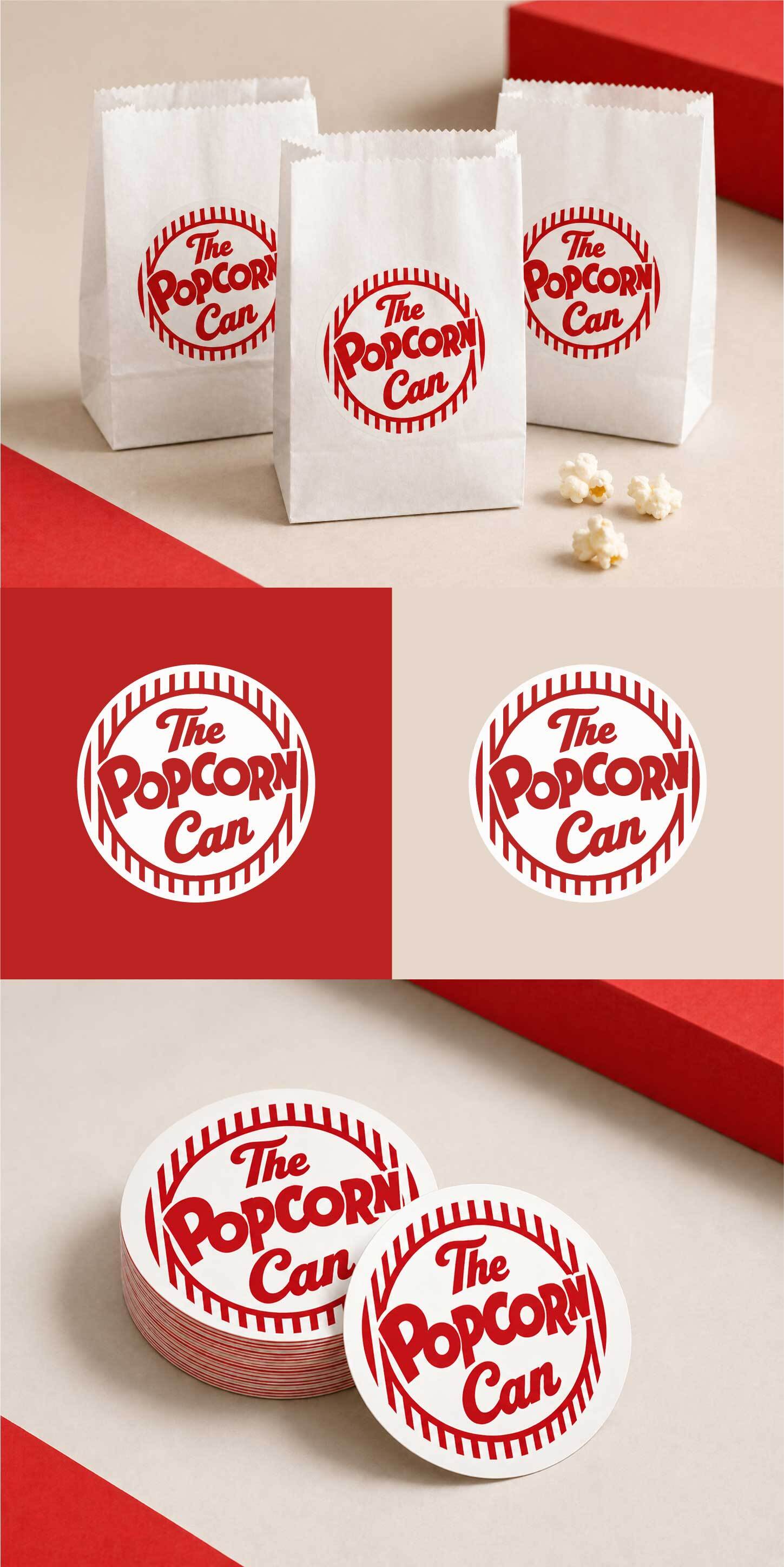 Logo Design by Ha.Connick for The Popcorn Can | Design #37211866