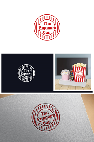 Logo Design by Talha Ahmad for The Popcorn Can | Design: #37211854