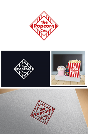 Logo Design by Talha Ahmad for The Popcorn Can | Design: #37211855
