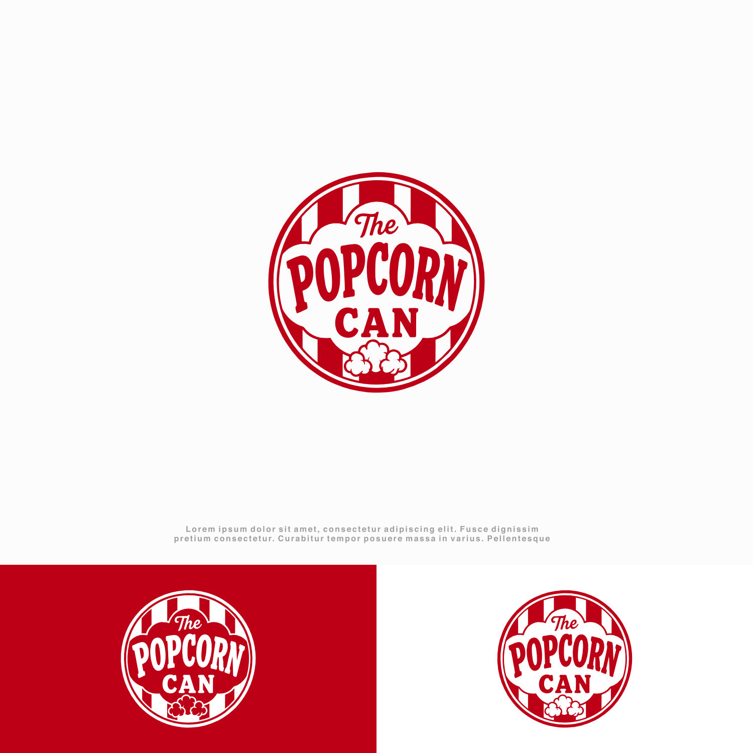 Logo Design by Fenrirgraphy for The Popcorn Can | Design #37211304