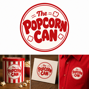 Logo Design by Fazli Ahmad for The Popcorn Can | Design: #37210754