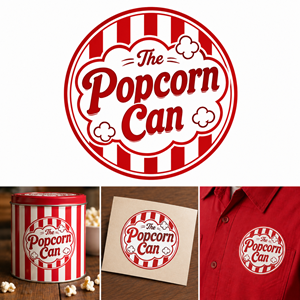 Logo Design by Fazli Ahmad for The Popcorn Can | Design: #37210755