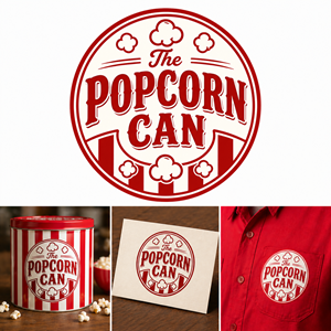 Logo Design by Fazli Ahmad for The Popcorn Can | Design: #37210756