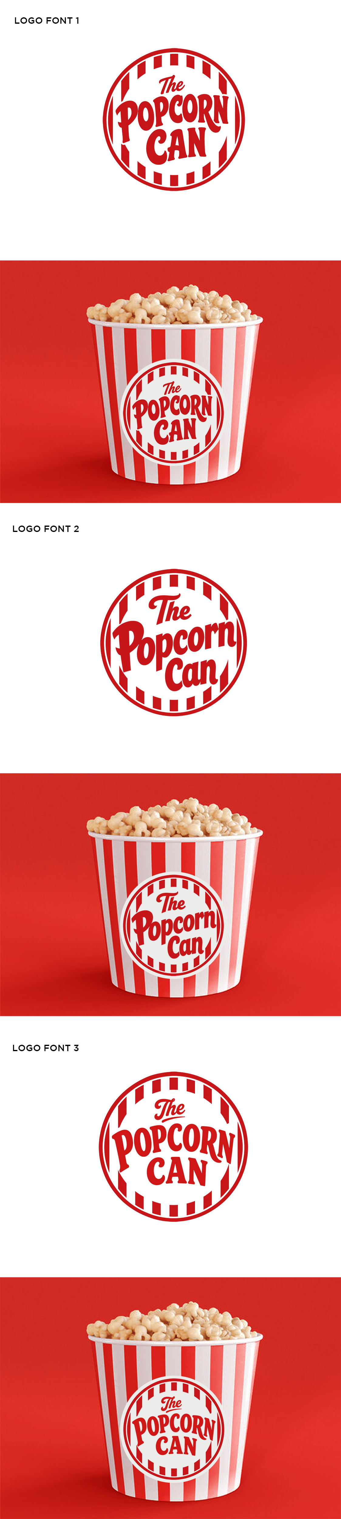 Diseño de Logo por Noor Ezz para The Popcorn Can | Diseño #37210615