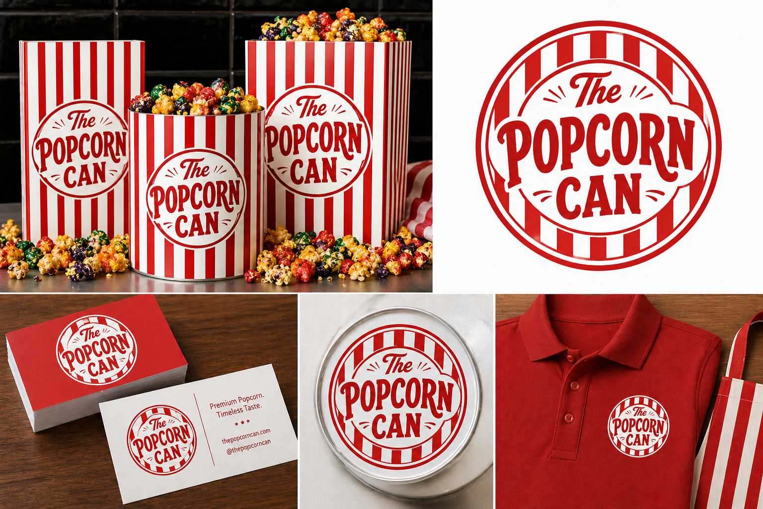 Logo Design by gdesigncorners for The Popcorn Can | Design #37211514