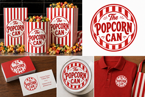 Diseño de Logo por gdesigncorners para The Popcorn Can | Diseño: #37211514