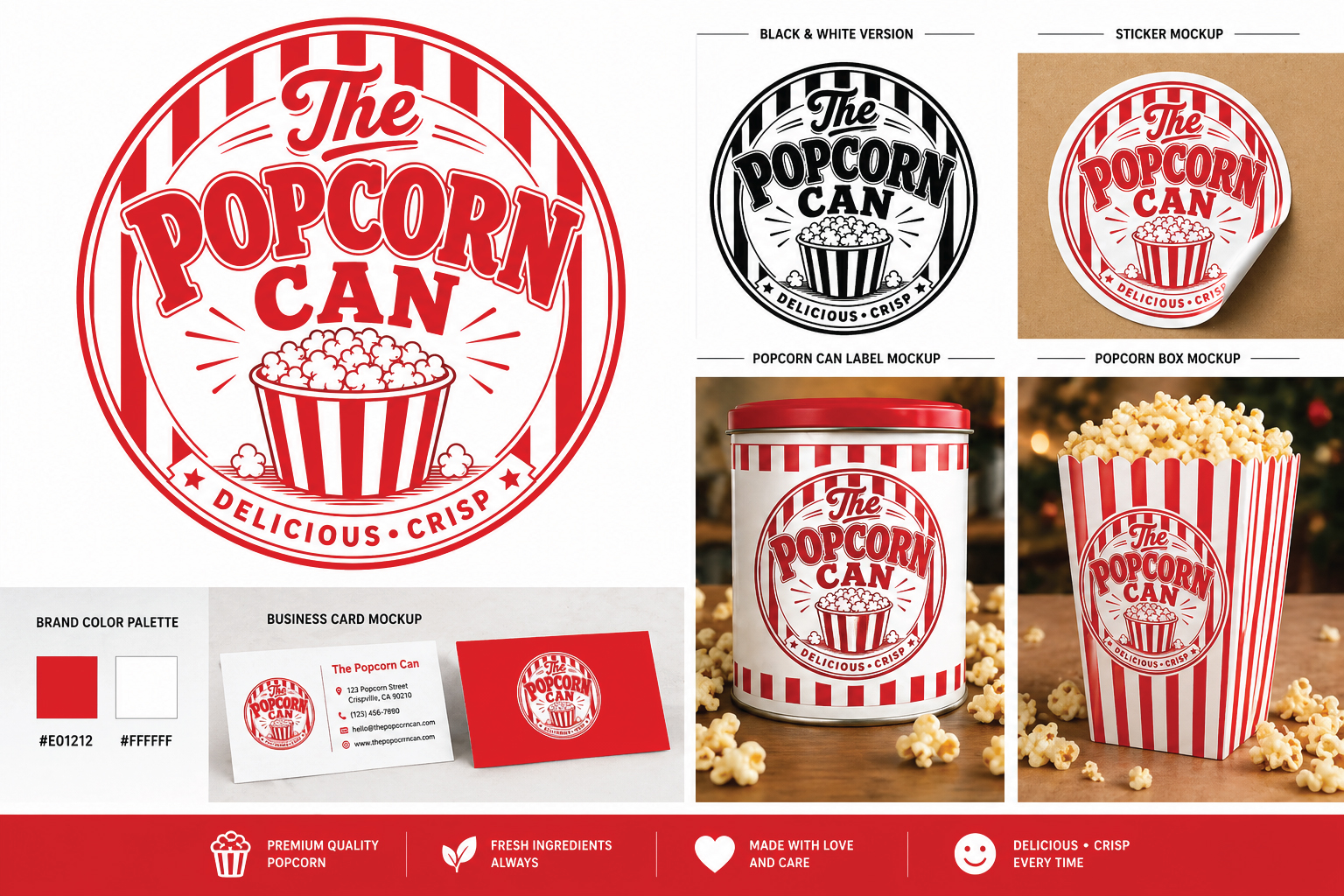 Logo Design by Najmul271 for The Popcorn Can | Design #37210516