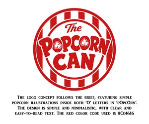Logo Design by Budi Pekerti for The Popcorn Can | Design: #37214951
