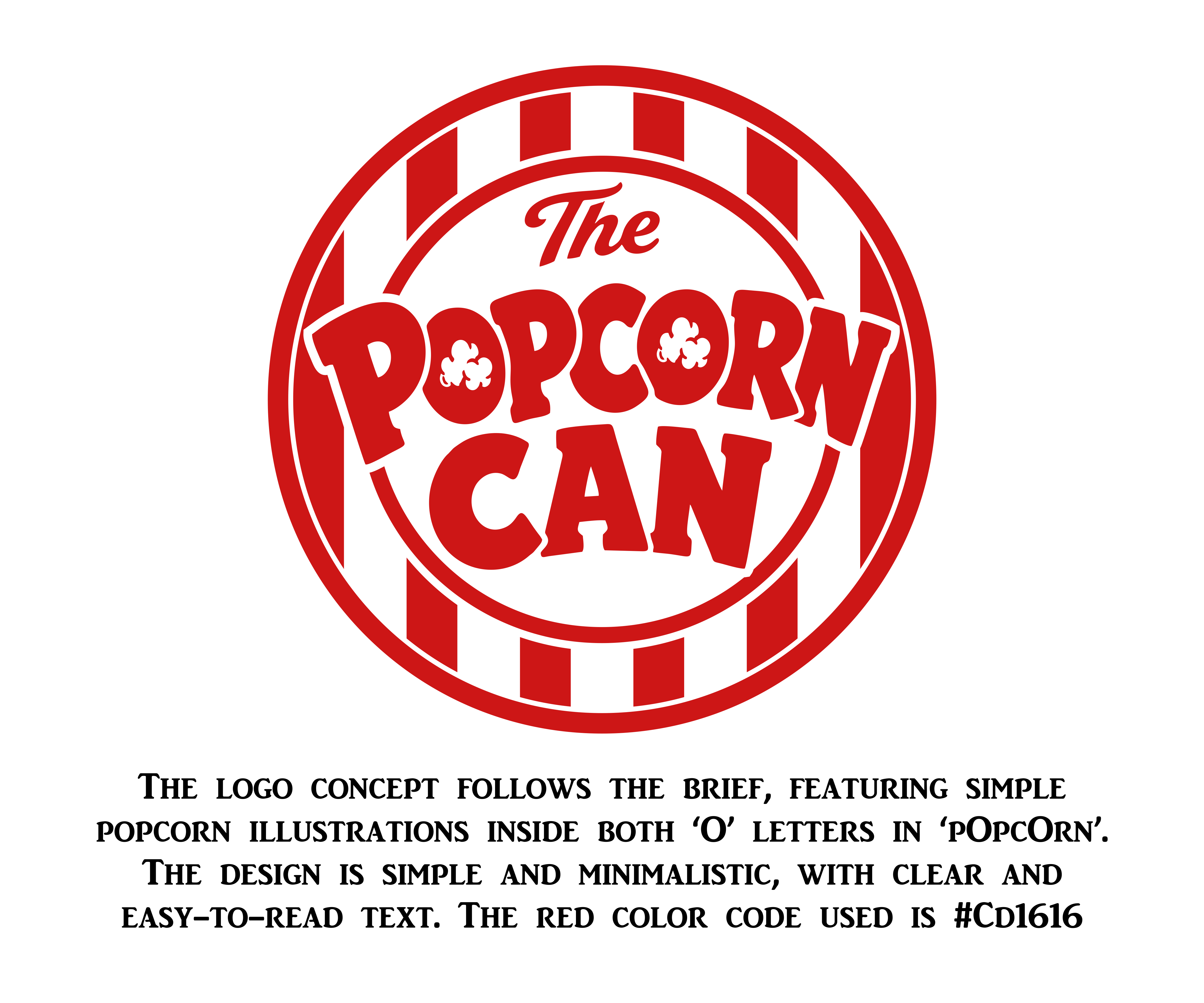 Logo Design by Budi Pekerti for The Popcorn Can | Design: #37215179