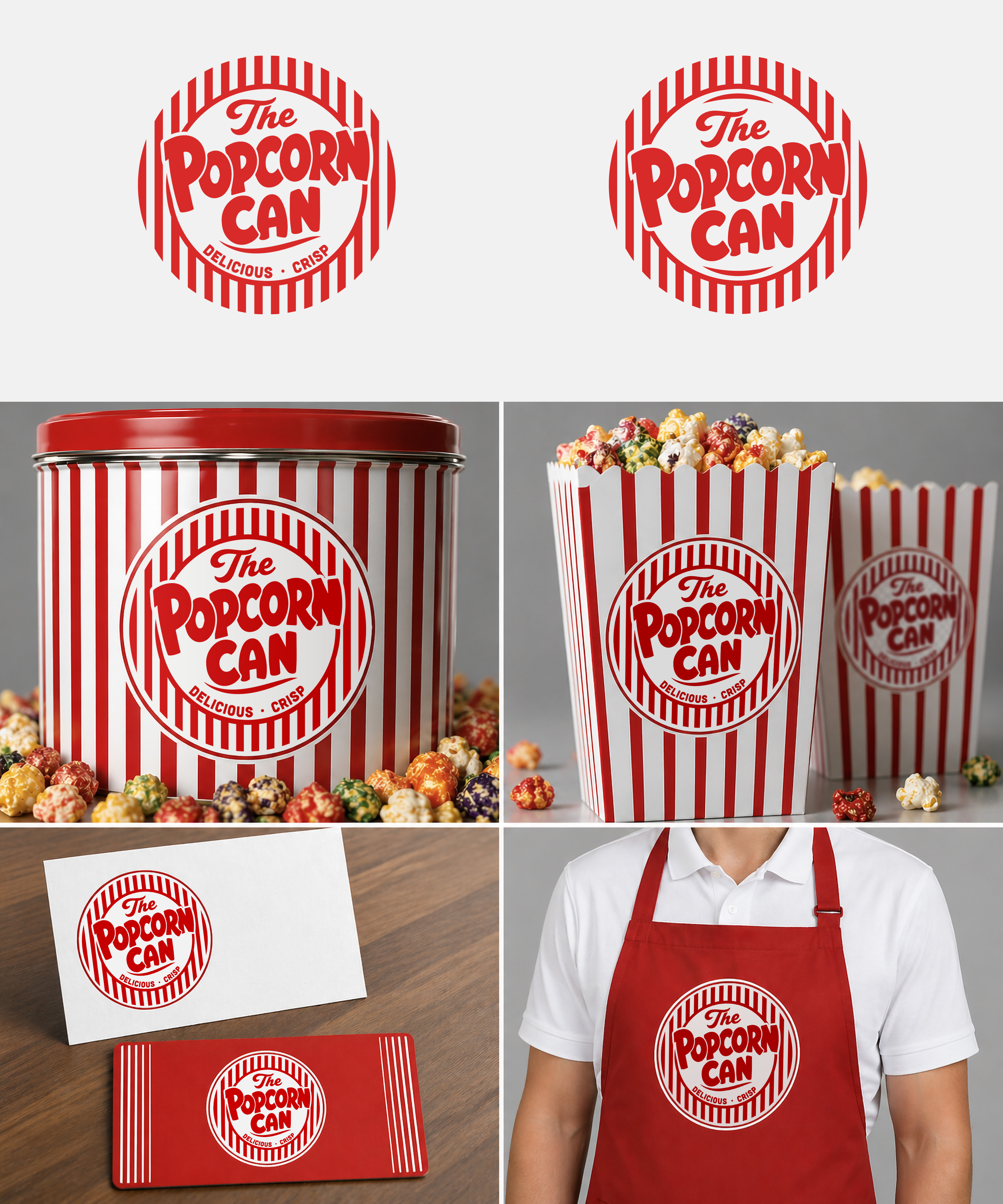 Logo Design by Kejo87 for The Popcorn Can | Design #37210674