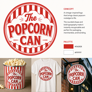 Logo Design by cplcrtn for The Popcorn Can | Design #37209695