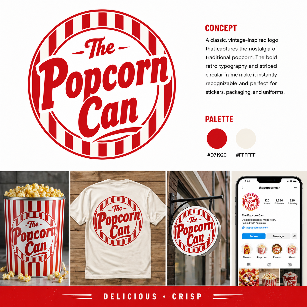 Logo Design by cplcrtn for The Popcorn Can | Design #37209697