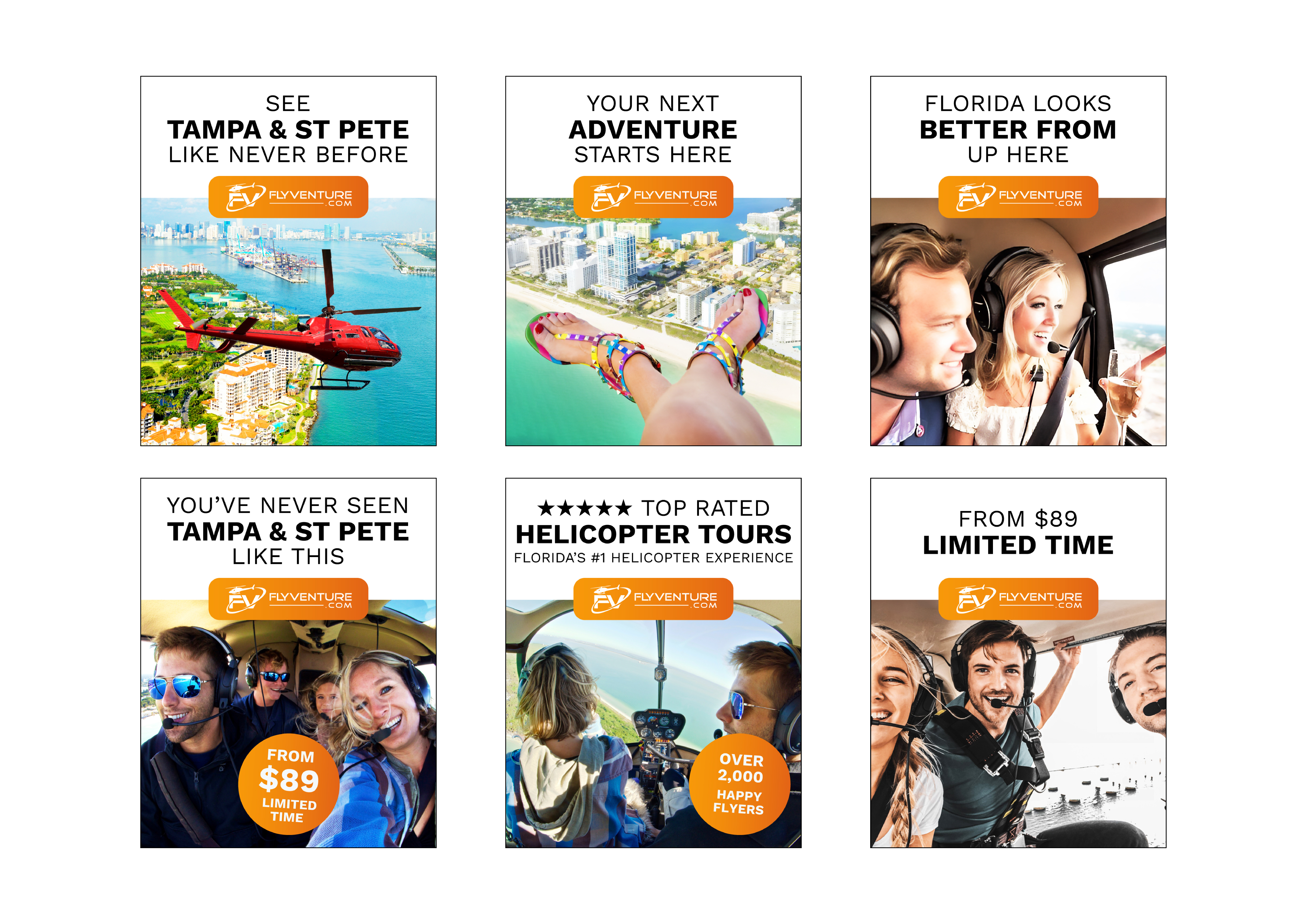 Facebook Design by MarkoE for flyVENTURE, LLC | Design #37233980