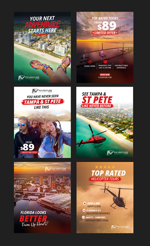 Facebook Design by Adi GFX for flyVENTURE, LLC | Design #37226090