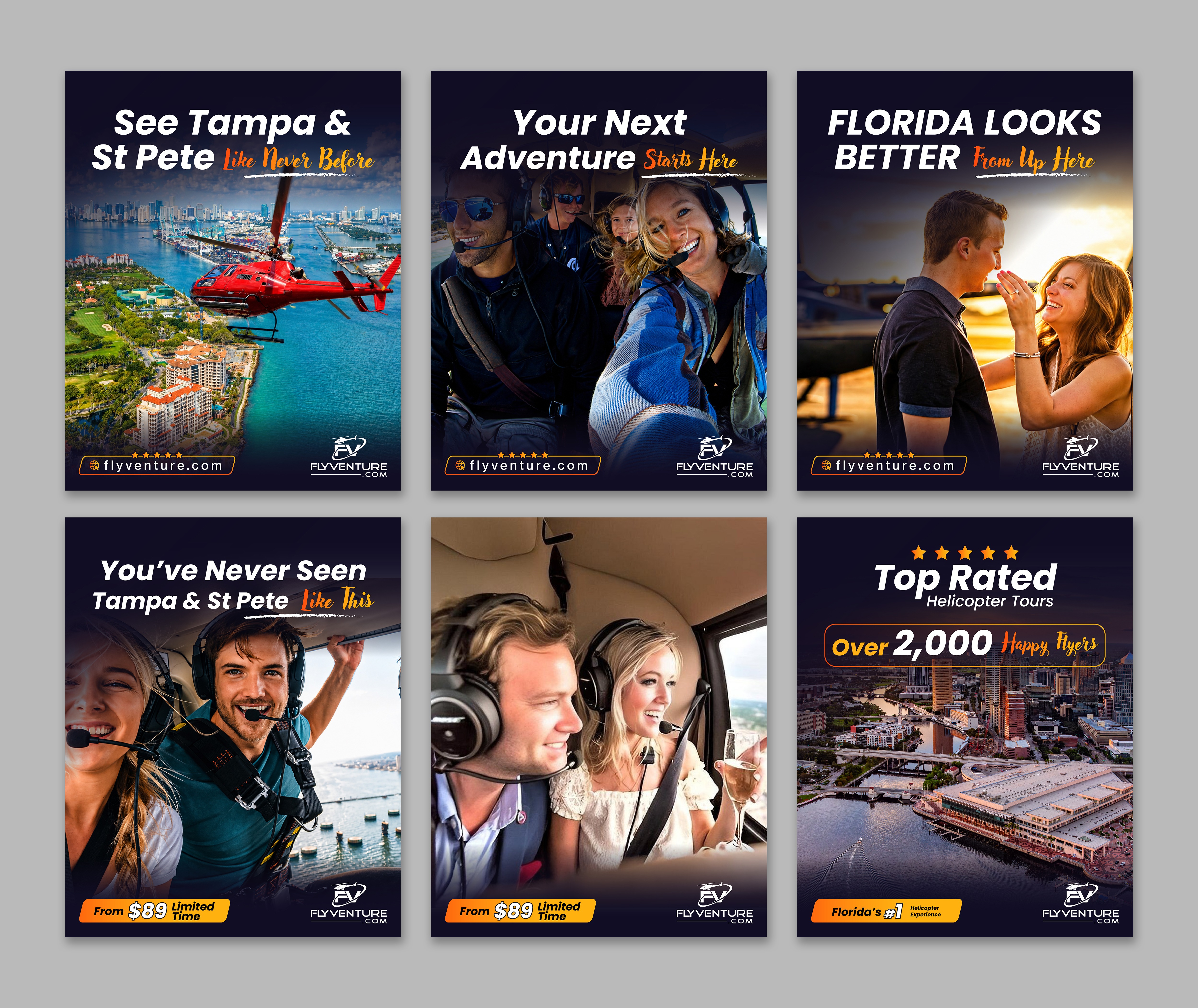 Facebook Design by Impressive Designs for flyVENTURE, LLC | Design #37215513