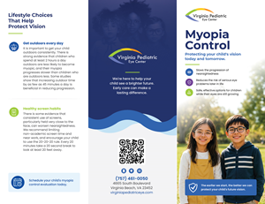 Pediatric Vision Care: Myopia Control Brochure