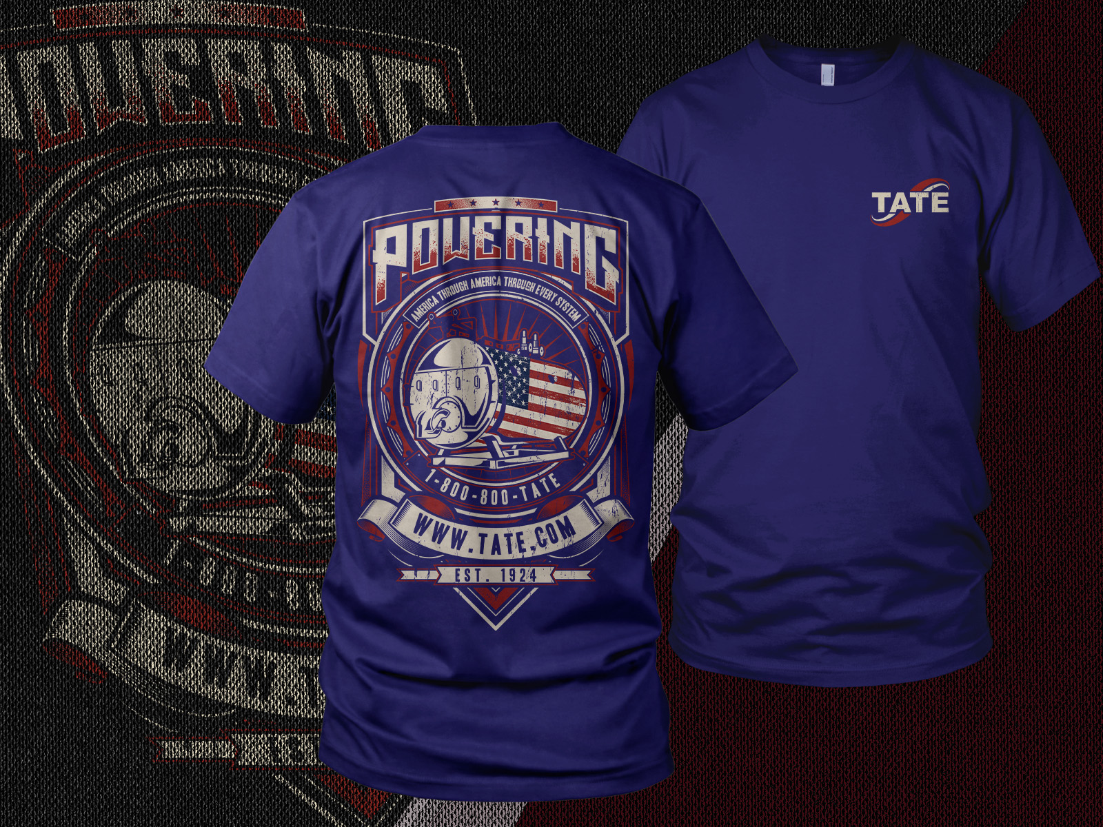 T-shirt Design by HNS Graphic for Tate Engineering | Design #37213796