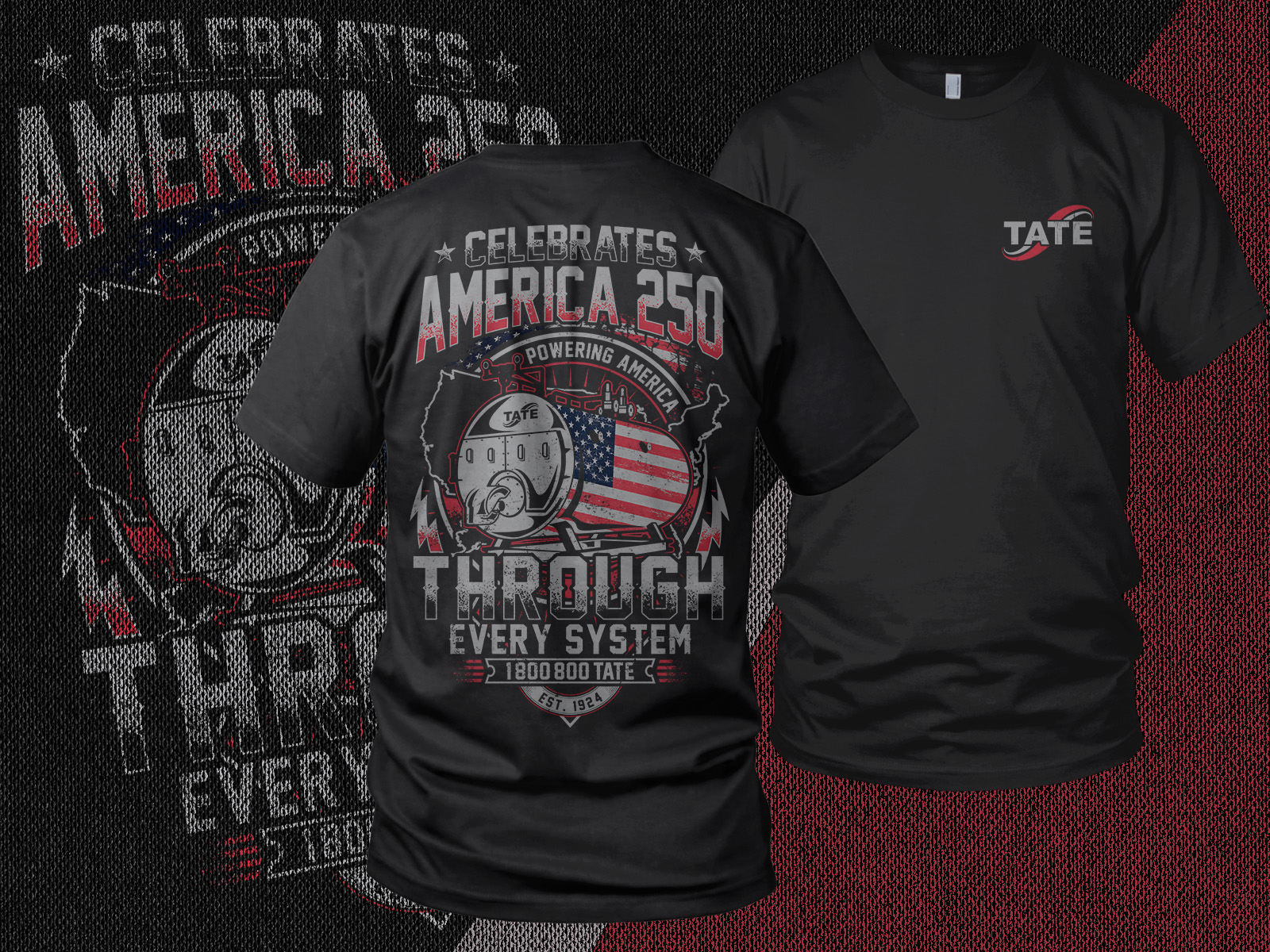 T-shirt Design by HNS Graphic for Tate Engineering | Design #37221202
