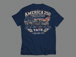 T-shirt Design by Andrés Sebastián for Tate Engineering | Design #37312681