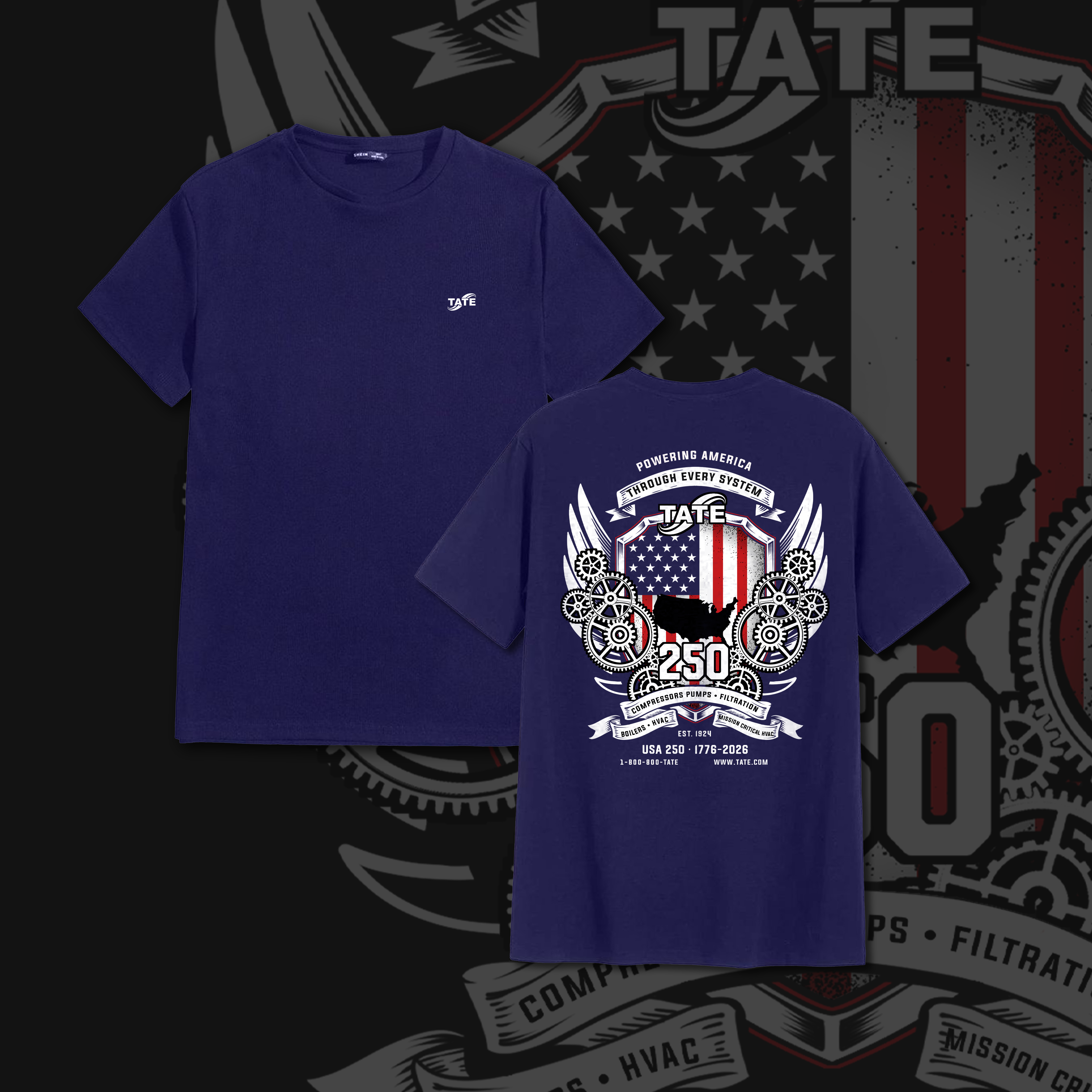 T-shirt Design by Sultan  Studio for Tate Engineering | Design #37218868