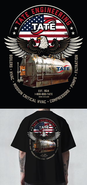 T-shirt Design by Jibon Chowdhury for Tate Engineering | Design #37225680