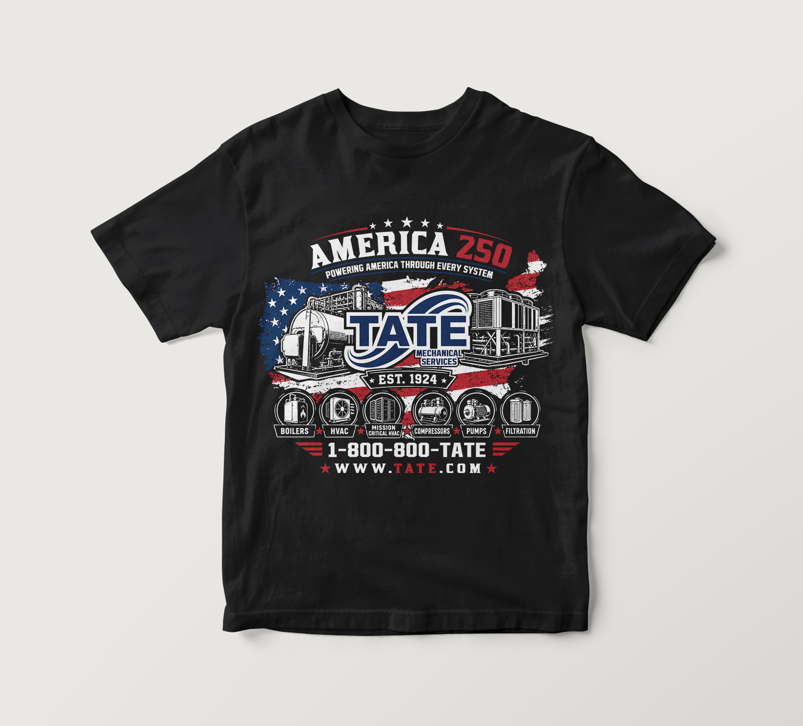 T-shirt Design by SofiaDesignStudio for Tate Engineering | Design #37235673