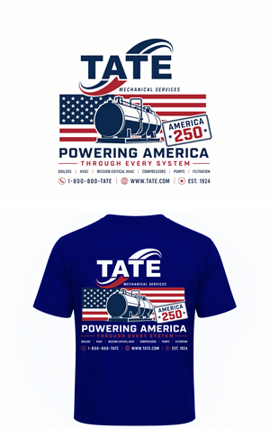 T-shirt Design by Noor Ezz for Tate Engineering | Design: #37213234