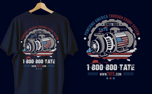T-shirt Design by debdesign for Tate Engineering | Design: #37231134
